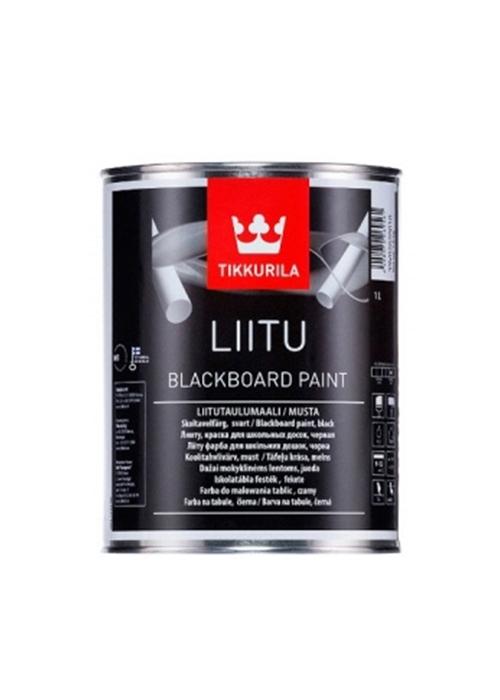 Грифельная краска с эффектом школьной доски Tikkurila Liitu (черная)