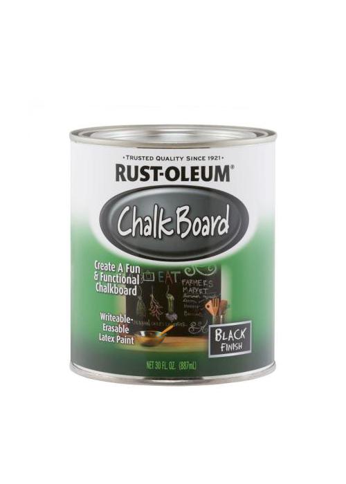 Краска с эффектом грифельной доски Rust-oleum (черная)