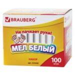 Мел Brauberg беспыльный, круглое сечение