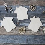 Деревянные заготовки. Домики 3 шт