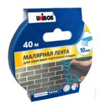 Unibob Клейкая малярная лента для имитации кирпичной кладки, 10 мм х 40 м
