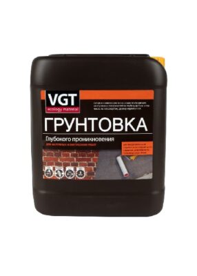 Грунтовка VGT глубокого проникновения для внутренних и наружных работ, 5 кг