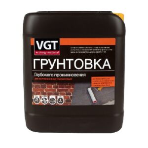 Грунтовка VGT глубокого проникновения для внутренних и наружных работ, 5 кг