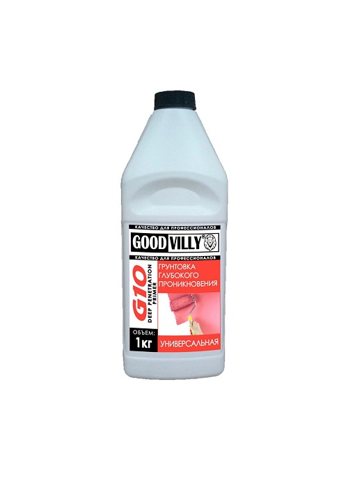 Good Villy Грунтовка глубокого проникновения универсальная G10, 1 кг