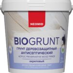 NEOMID BIOGRUNT Грунт деревозащитный антисептический, 1 л