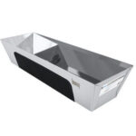 KNAUF Нержавеющий короб для шпаклевки, 80 мм х 370 мм