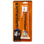 Шабашка Герметик силиконовый санитарный, белый, 85 мл