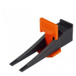 Шабашка Система выравнивания плитки, клинья и зажимы «флажок», 40/40 шт., 1,5 мм.