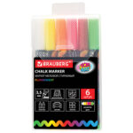 Brauberg Pop-Art Маркеры меловые, 5 мм (6 шт)